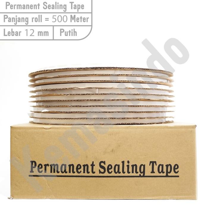 

Permanent Seal Tape Polymailer Sealing Lem Roll Amplop Plastik