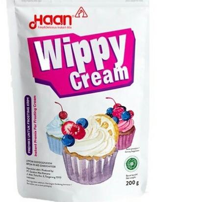 

Harga Bersahabat ✢ Wippy Cream HAAN 200GRM (Pouch),