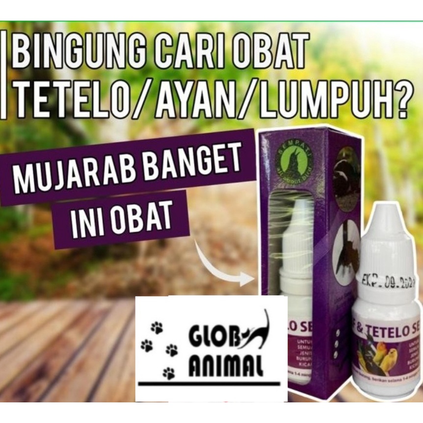 OBAT SARAF BURUNG TETELO obat burung ayan gangguan saraf lumpuh
