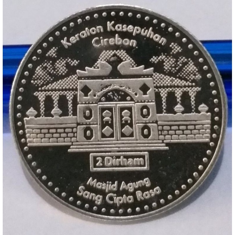 2 dirham keraton kesepuhan cirebon 5,95 gram . dirham WIN