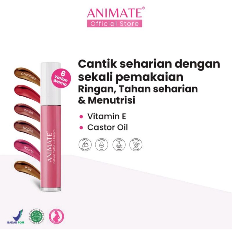 *galerybeautysemarang* LIPCREAM ANIMATE