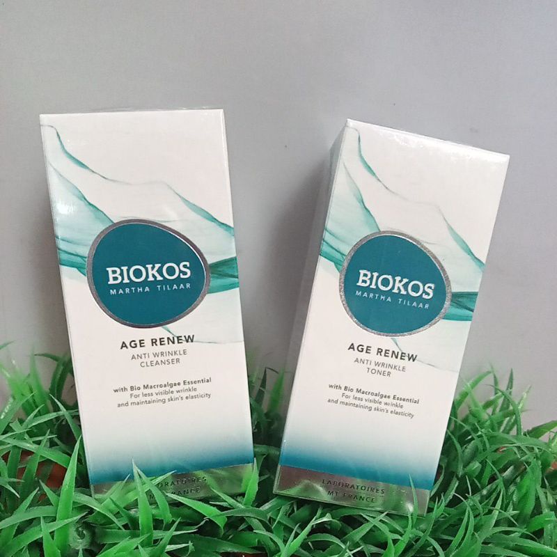 Biokos Age Renew Anti Wrinkle Cleanser Dan Toner 150ml