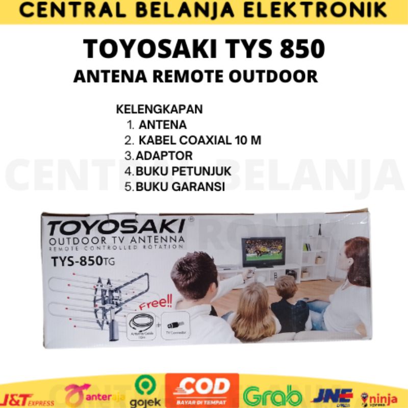 Antena Remote tv digital Toyosaki TYS 850 / antena remote outdoor toyosaki 850 tg