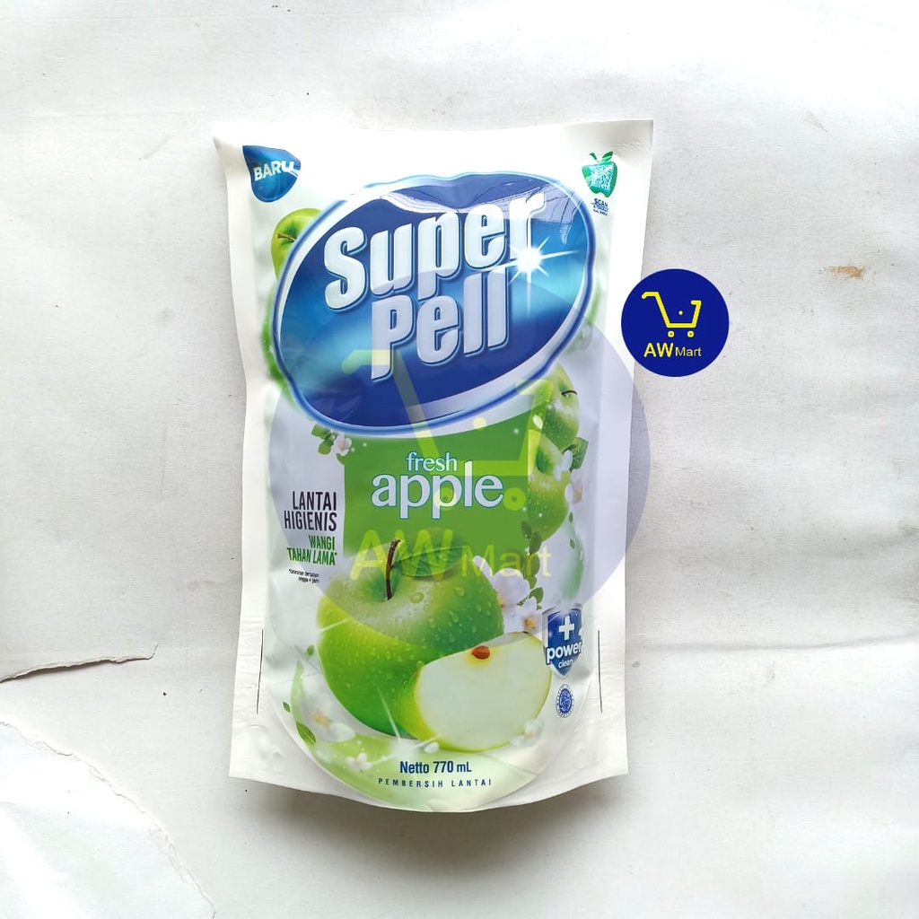 SUPER PELL 770ML - PEMBERSIH LANTAI SUPER PELL 770ML APEL LEMON