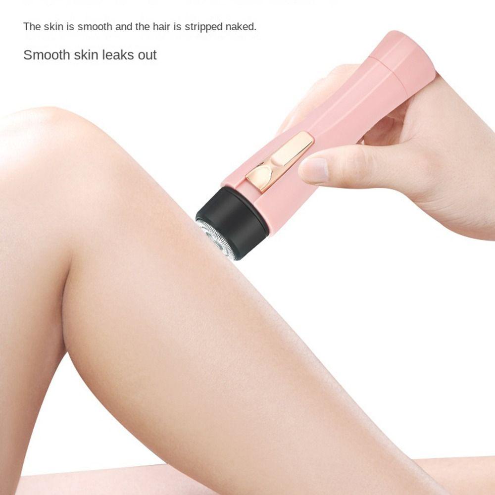 Mxbeauty Pemangkas Alis Elektrik Bentuk Lipstik Kaki Alat Kecantikan Lengan Kumis Perempuan Penghilang Bulu Wajah