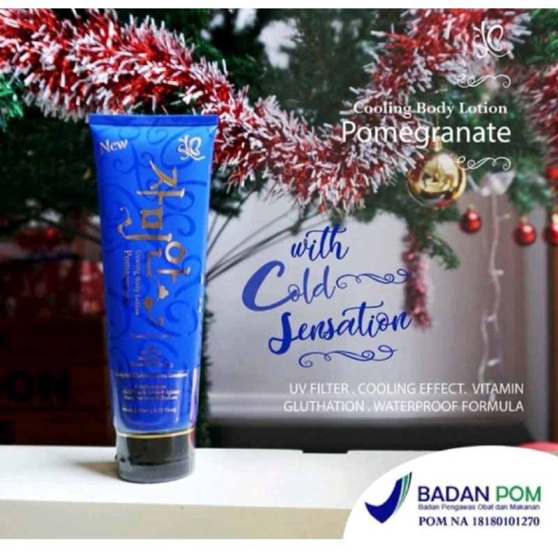BLUEPOME BY SYB / COOLING BODY LOTION POMEGRANATE - PEMUTIH BADAN