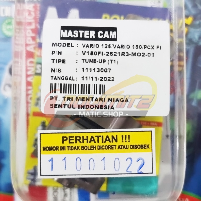 Noken As BRT Racing Master Cam T1 Honda Vario 125 150 ADV 150 PCX 150