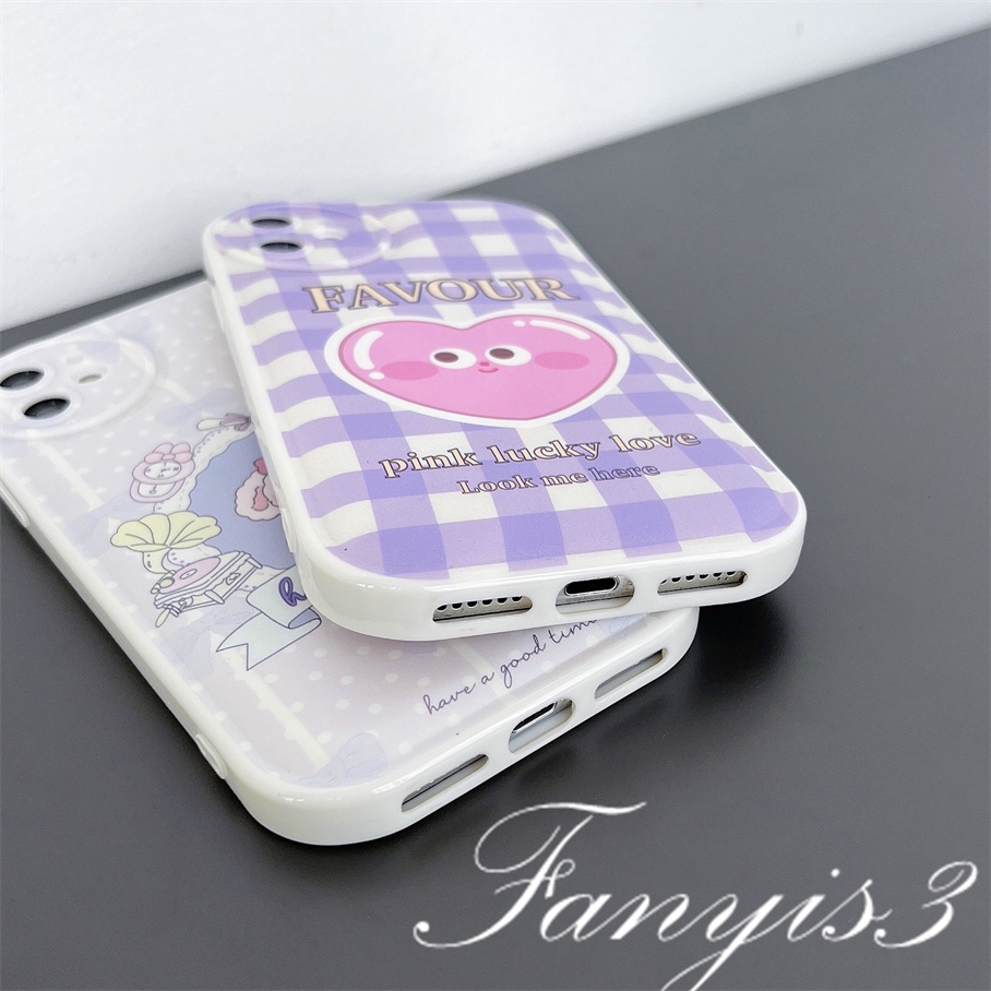 OPPO A78 A17 A17k A77 A77s A57 A76 A96 A16 A16s A16k A15 A15s A54 A74 A55 A95 A94 A93 A53 A33 A32 A5 A9 2020 A3s A5s Reno 7Z 7 6Pro 5 F11 F9Pro Favour Pink Lucky Bear Casing Ponsel TPU Lembut Sarung