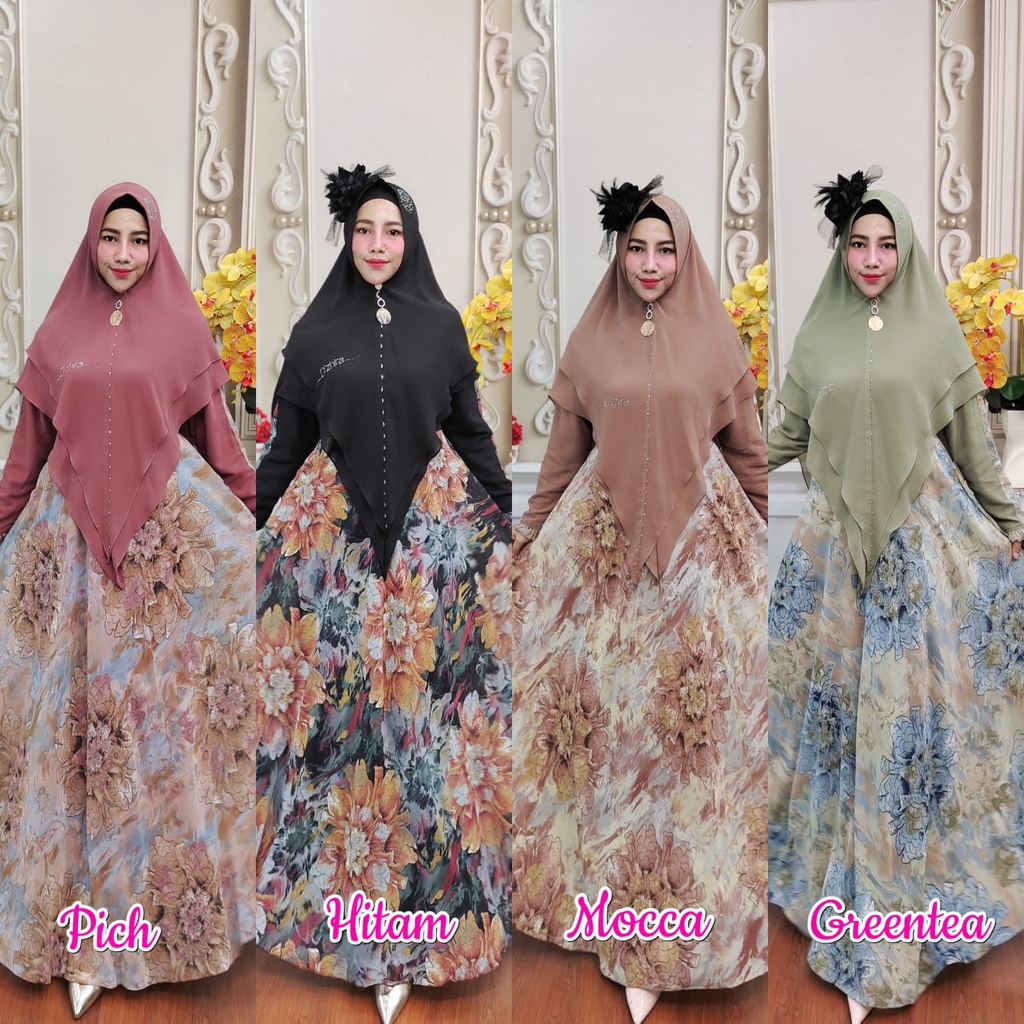 Yumna Syari By D'zhira ORI Hijab Gamis Syar'i Original Kekinian Terlaris Termurah Bestseller Best se