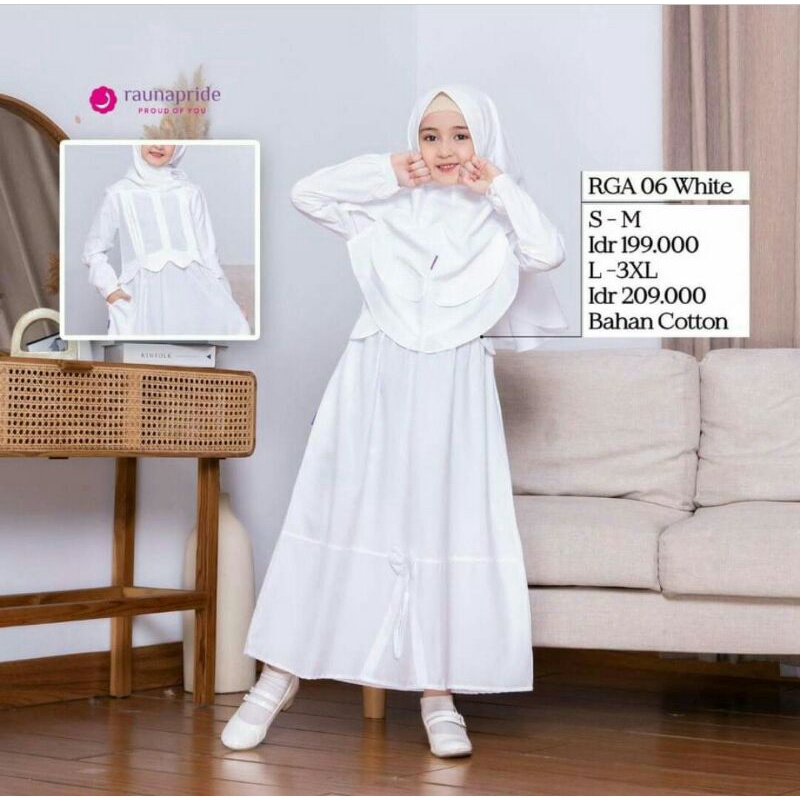 GAMIS RAUNA ANAK RGA 06, GAMIS RAUNA ANAK RGA 07, GAMIS RAUNA REMAJA RGR 04, GAMIS RAUNA REMAJA RGR 