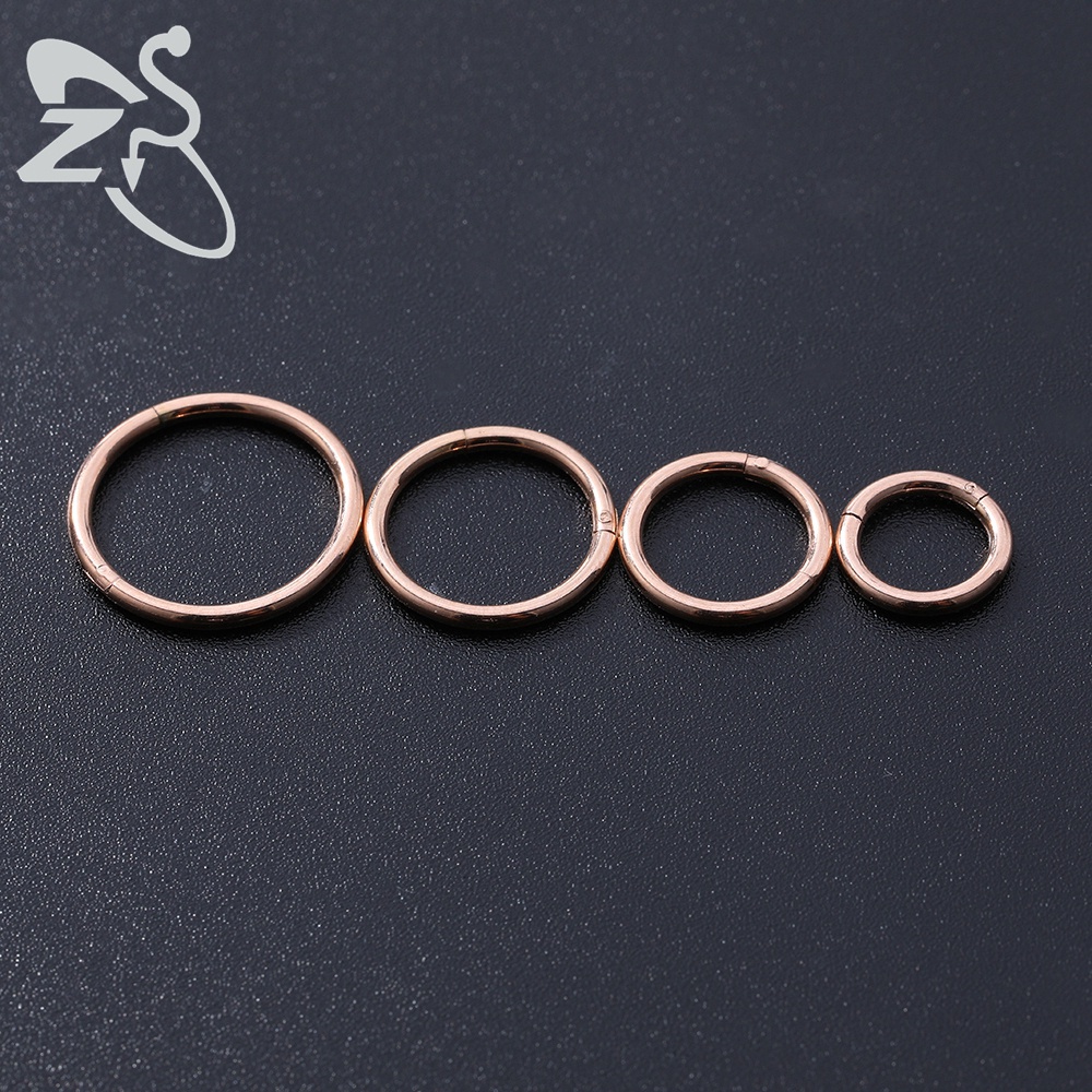 4pcs/lot Tragus Helix Keong Daith Telinga Bibir Septum Tindik Hidung Stud Rings 3warna Stainless Steel Set Tindik Hidung