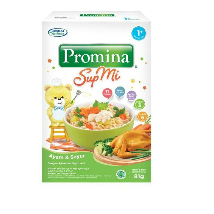 

Terbaru 3.3 Makanan Bayi Promina Sup Mie Ayam Sayur & Daging Sayur 12+ / instant instan mie mi noodle porridge fortified cereal New Box120gr