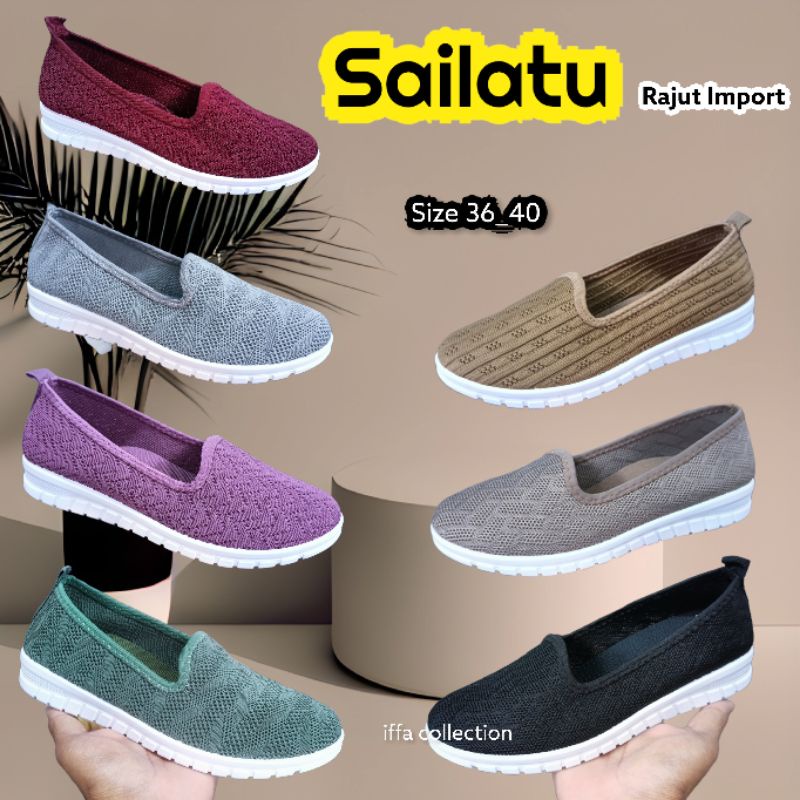 sepatu rajut import sailatu original redy di toko iffa