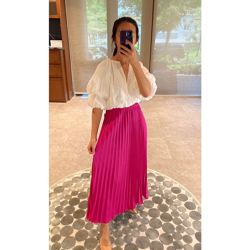 (01) MBL Rok Plisket Classic Pleated Skirt Dewasa Standard / Rok Plisket Mayung