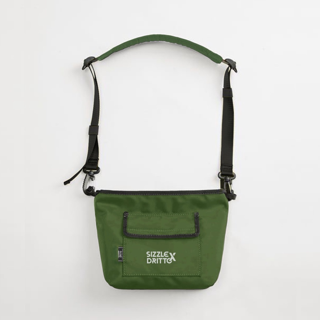 Dritto Slingbag &quot;Borzu&quot; - Tas Selempang Unisex - Army