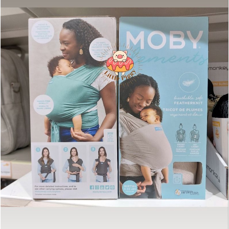Moby Elements wrap baby carrier gendongan bayi
