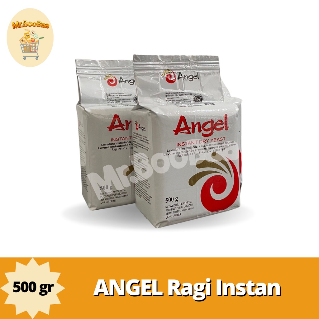 

ANGEL White Ragi Instan 500gr - Pengembang Kue & Makanan - Instant Dry Yeast White