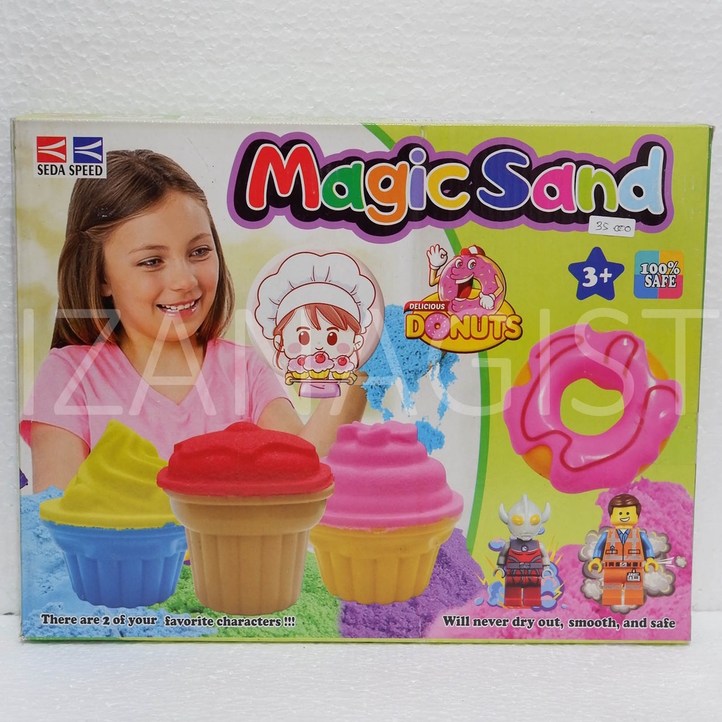 Mainan Anak Pasir Ajaib Magic Sand Set