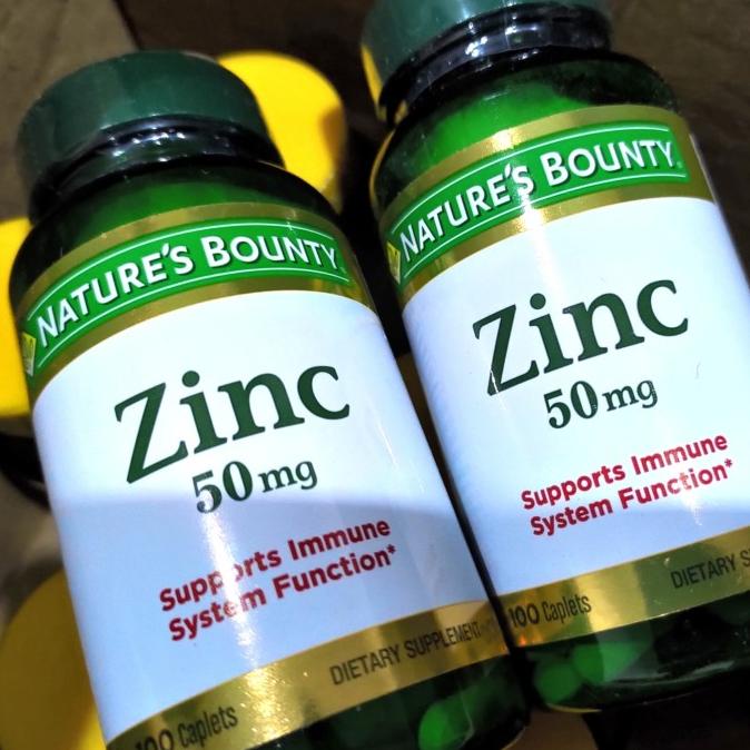 Zinc 50 mg Nature Bounty 100 Caplets