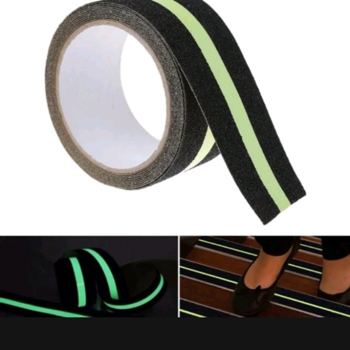 

Lakban Lantai Anti Slip Anti Licin Lantai Glow In The Dark 5Cm X 5 M