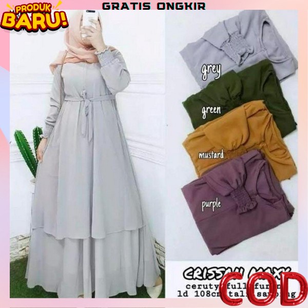 Bj Gamus Idulfitri Bj Sari Murah Gamis Casual Bj Remaja Muslim Ghamis Remaja Kekinian Gsmis Muslim S
