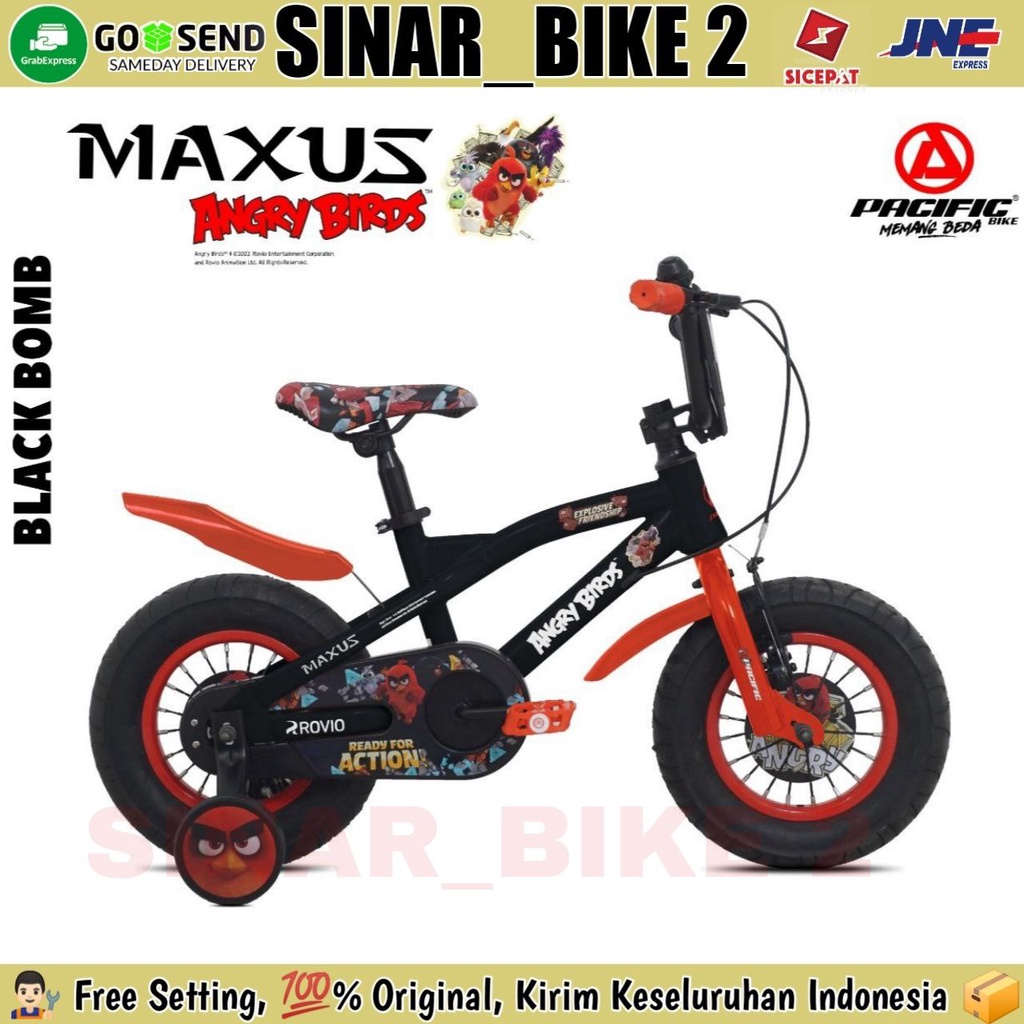 Sepeda Anak Laki 12 ,16 &amp; 18 Inch BMX PACIFIC MAXUS NAGRY BIRDS 3.0