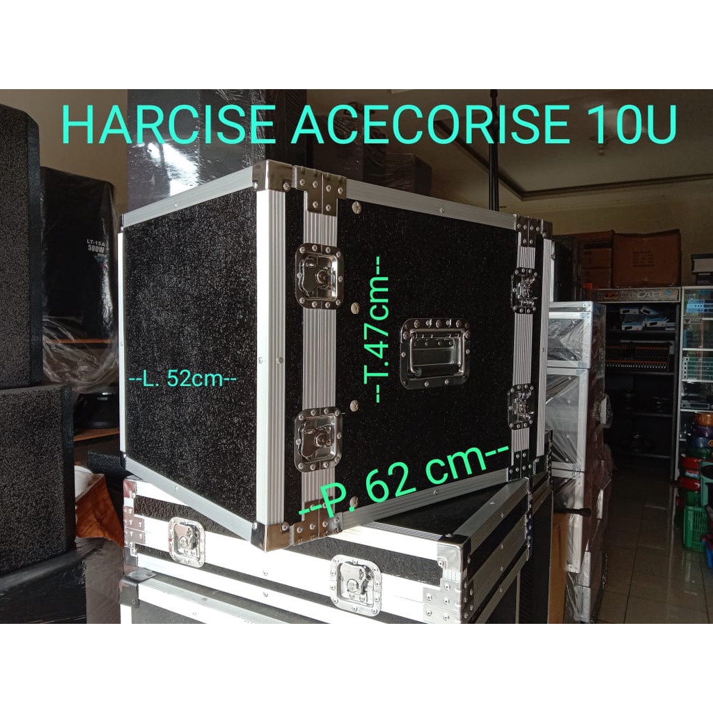 HARDCASE/HARCIS ACCECORISE -POWER 10U-8U BAHAN RESIN FIBERGLASS/HARCIS POWER AUDIO SOUND SYSTEM TERM