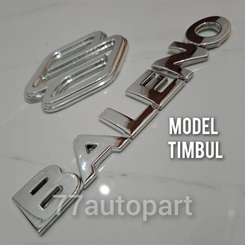 emblem baleno dan logo suzuki harga sudah 2 pc