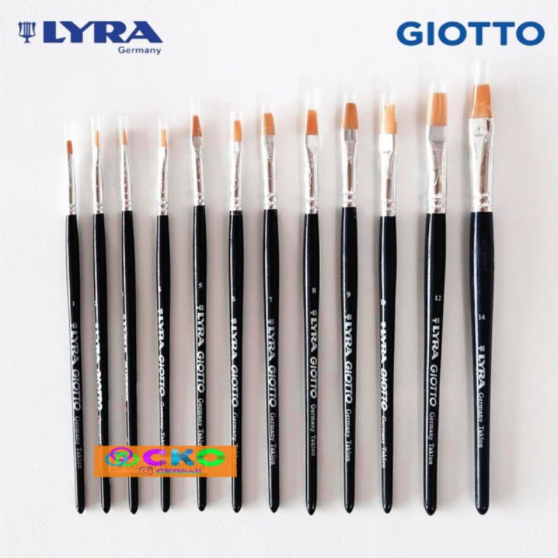 

Kuas Lukis Lyra Giotto/Lyra Giotto Brush Flat/Pipih 01-16