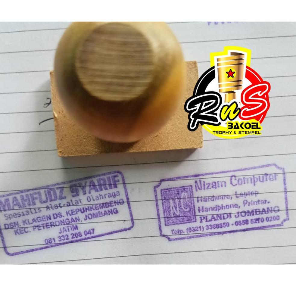 

ㅗ STEMPEL KAYU PERSEGI PANJANG MR98