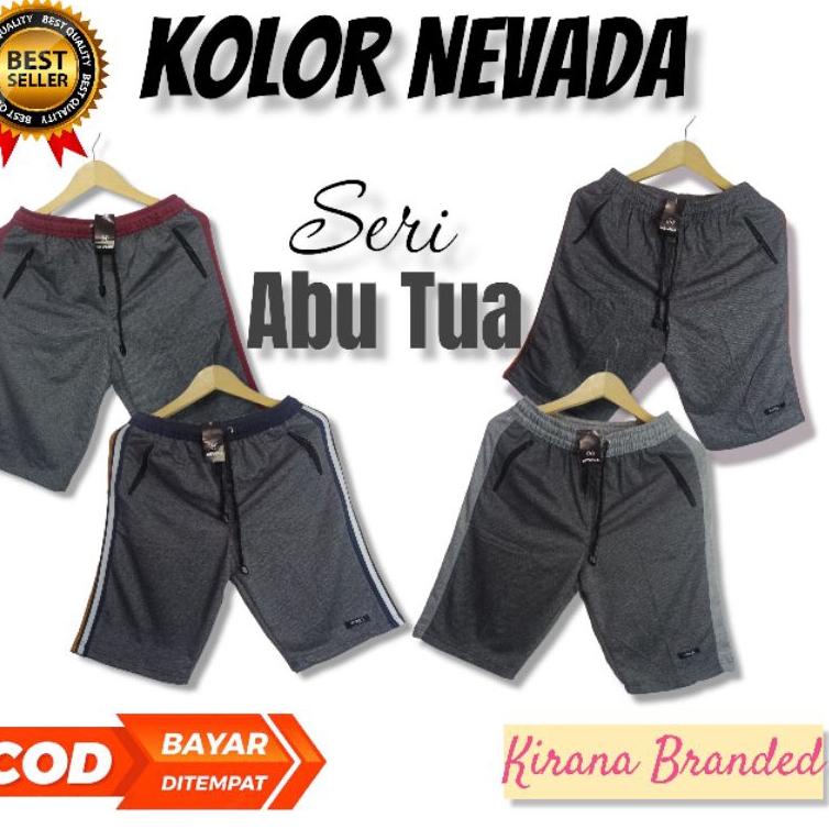 CELANA PENDEK KOLOR NEVADA/Celana Pendek Nevada/Celana Santai/Celana Sport/Celana Pria Dan Wanita (K