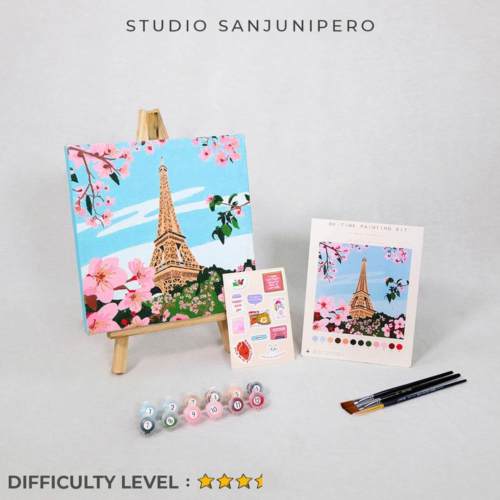 

BISA COD Studio Sanjunipero - Paint By Number Kit - City of Love - 25cm x 25cm