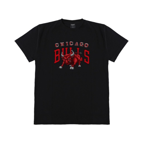 Kaos Chicago Bulls Pria | Kaos Bulls | Baju Kaos Pria Bulls Chicago Hitam Premium