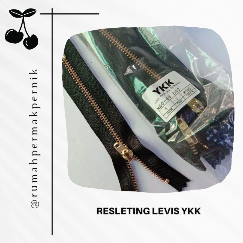 Resleting Jeans YKK