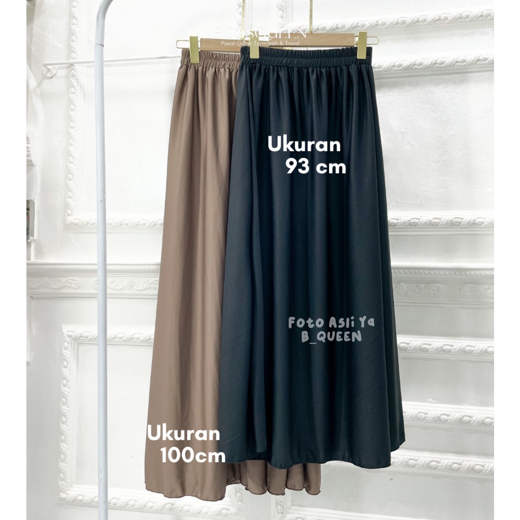 ROK POLOS MAYUNG PANJANG 100CM PREMIUM / BASIC SKIRT / MAY SKIRT ROK MUSLIMAH PANJANG MURAH KERJA NGANTOR KULIAH CASUAL OOTD