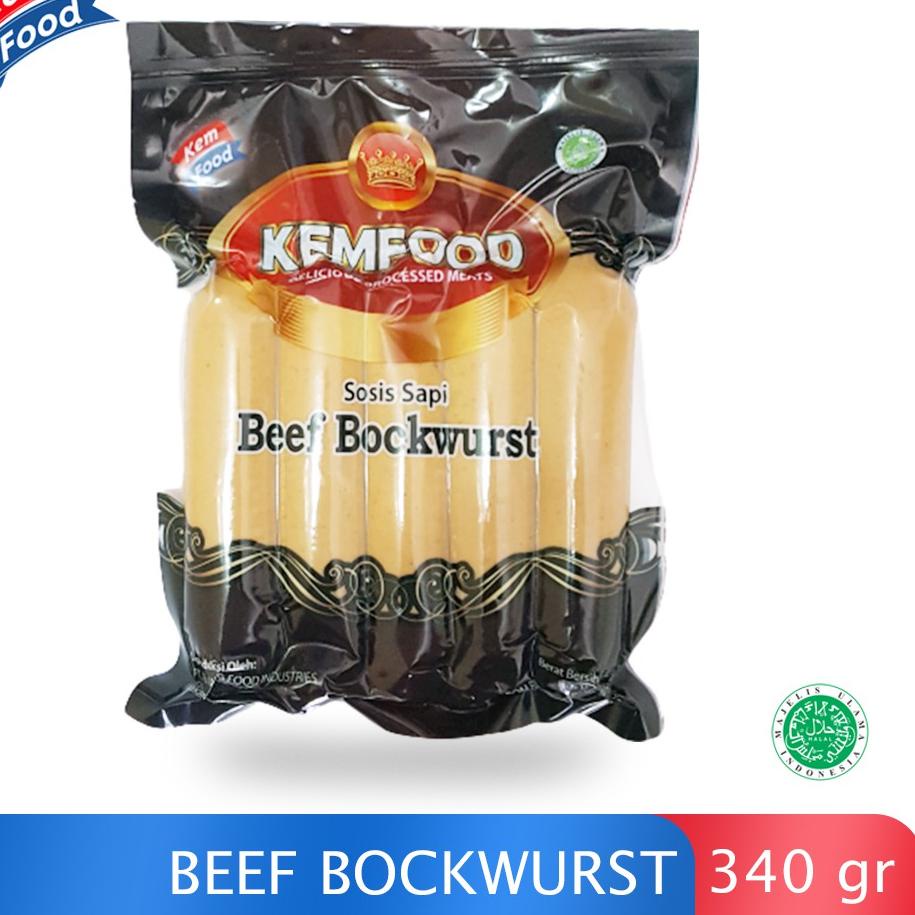 

➨t8 Terkini✮ Kemfood Beef Bockwurst - Sosis Sapi 340 gr 45 ❀