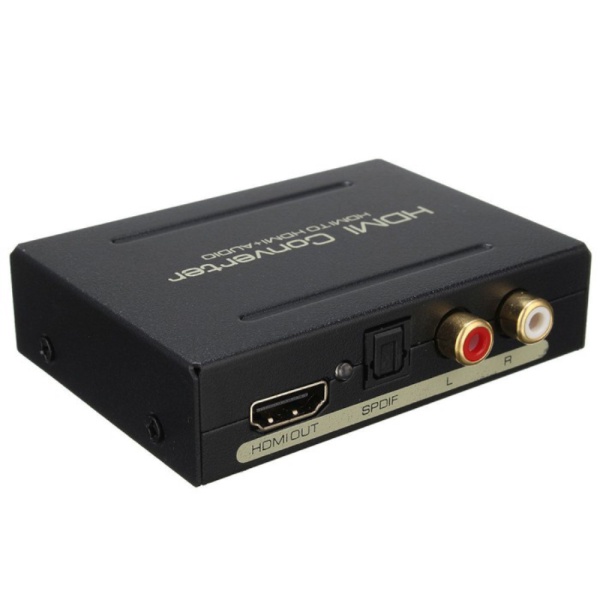 

Unik HDMI to HDMI Optical SPDIF RCA Audio Extractor Converter AY60 - Black Limited
