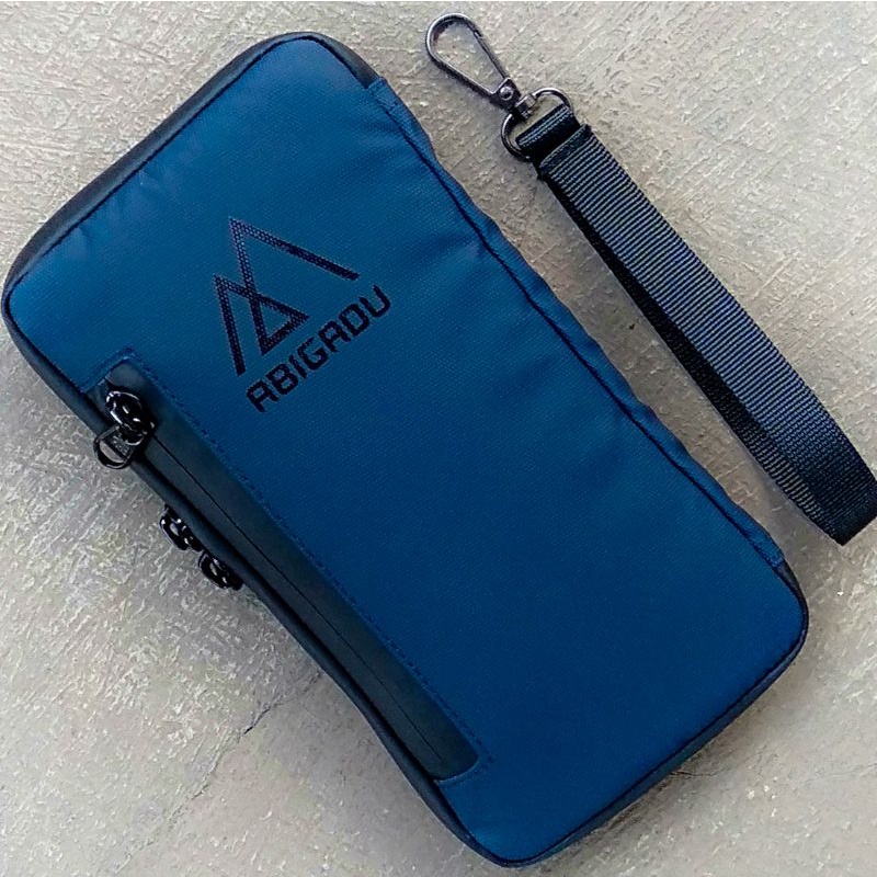 Daily sling phone anti air abigadu / tas hp waterproof /  selempang hp anti air/ dompet hp / tas android anti air /handbag multifungsi / cluth bag / phone bag tas hp import /dompet hp kartu /tas hp serbaguna | gantungan leher /hanging wallet abigadu