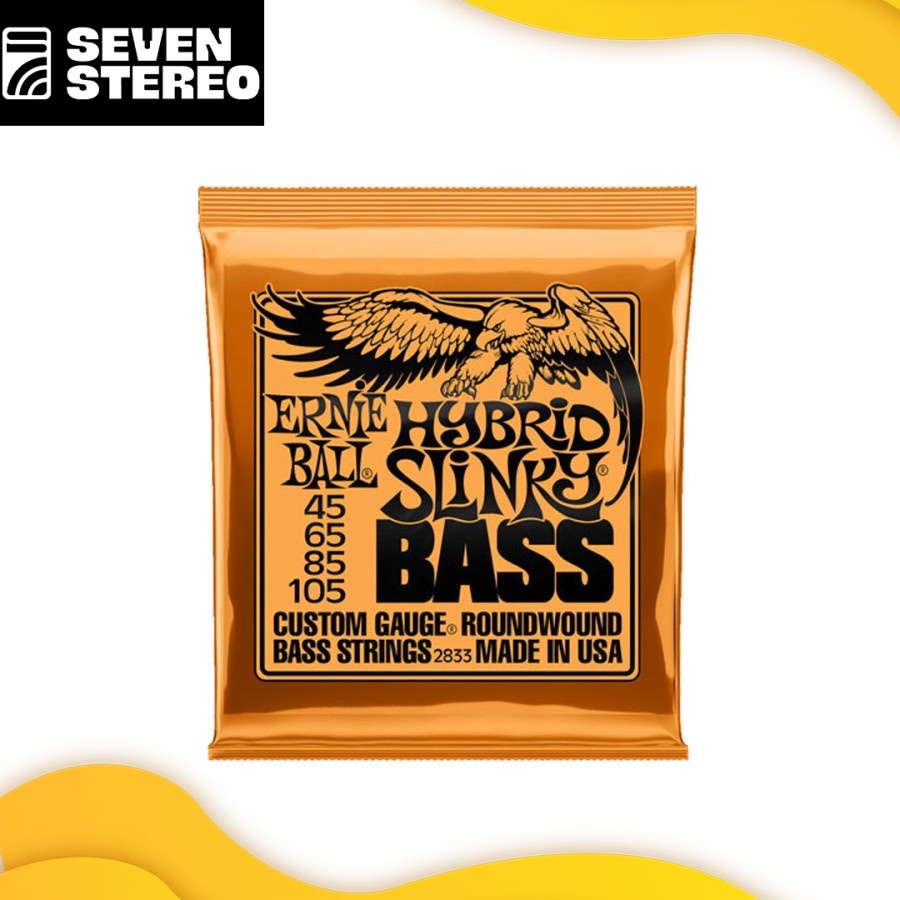 Ernie Ball 2833 Hybrid Slinky Electric Bass Strings 45-105