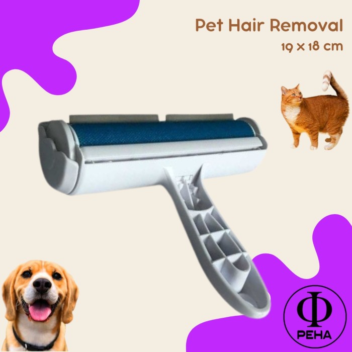 Pet Hair Removal Pembersih Bulu Anjing Sikat Pembersih Bulu Kucing Sikat Bulu Hewan Kucing / Anjing