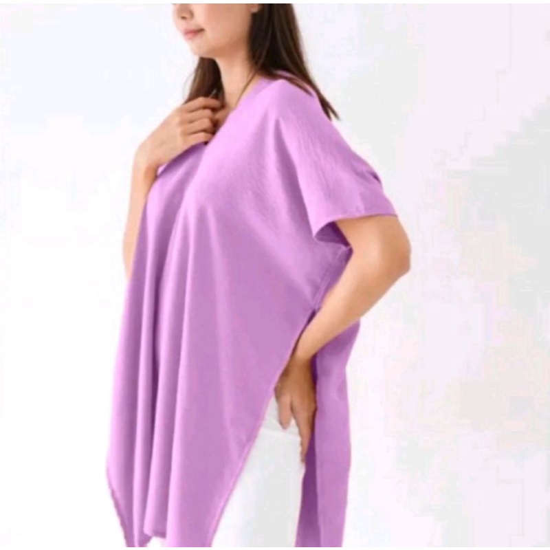 PROMO ATASAN WANITA/LONG NAGITA SQUARE KRINGKELE AIR FLOW/PAKAIAN WANITA/BAJU BLOUSE