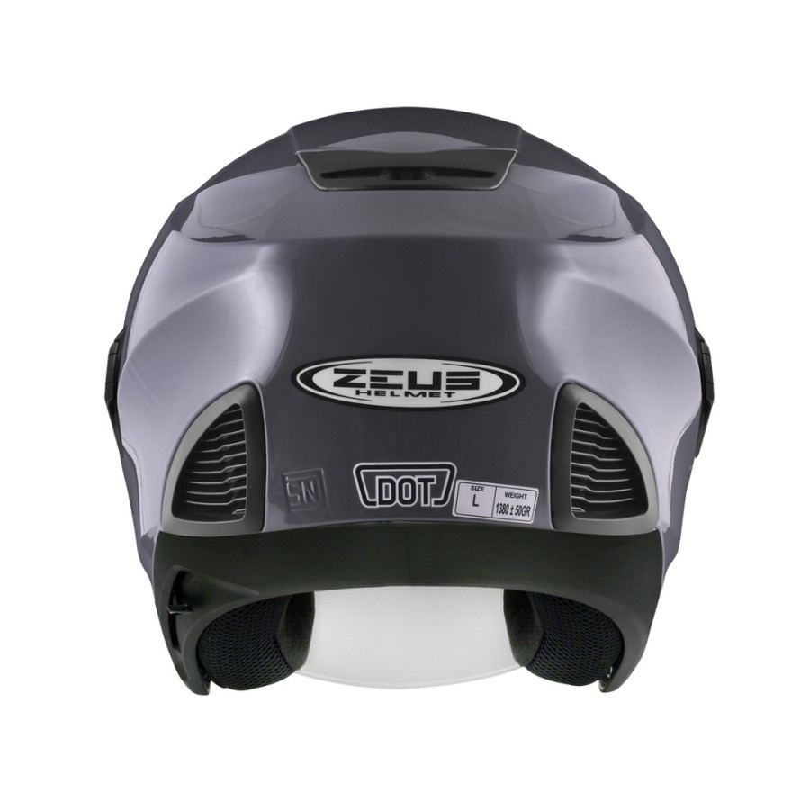 Helm Zeus ZS611 Solid Grey 11C Doff | Zeus ZS 611 Double Visor