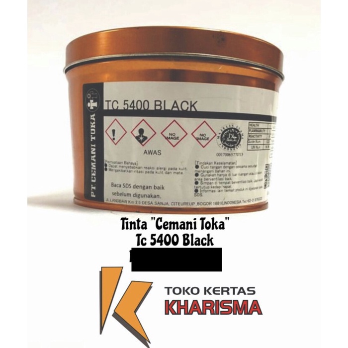 

Tinta Tinta Cetak , Cemani Toka , Tc 5400 Black