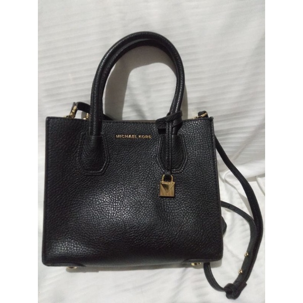 mk mercer size s, preloved michael kors mercer black authentic