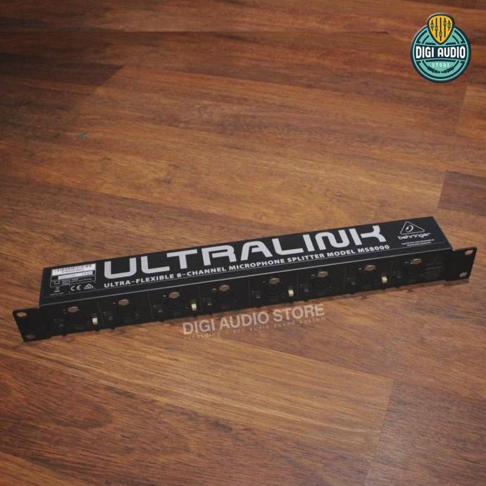 Behringer MS8000 [ MS 8000 ] 8 Channel Microphone Splitter Mic Spliter