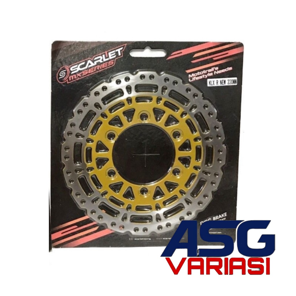 PIRINGAN CAKRAM BELAKANG MOTOR KLX 250/Dtracker Ukuran 220MM