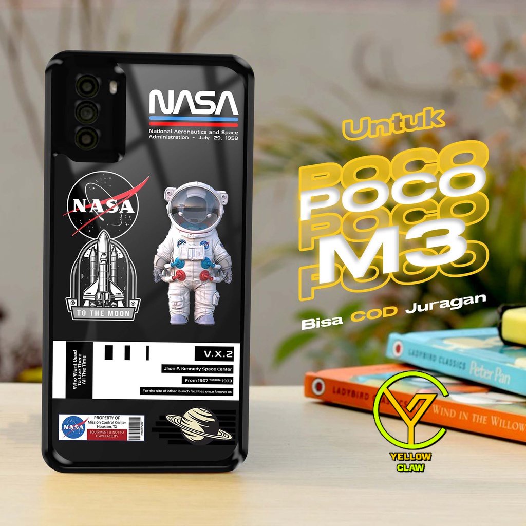 Yellow Claw - CASE POCO M3 - Casing POCO M3 [ Nasa  ] Softcase POCO M3 - Case Hp Mewah - Cassing Hp 