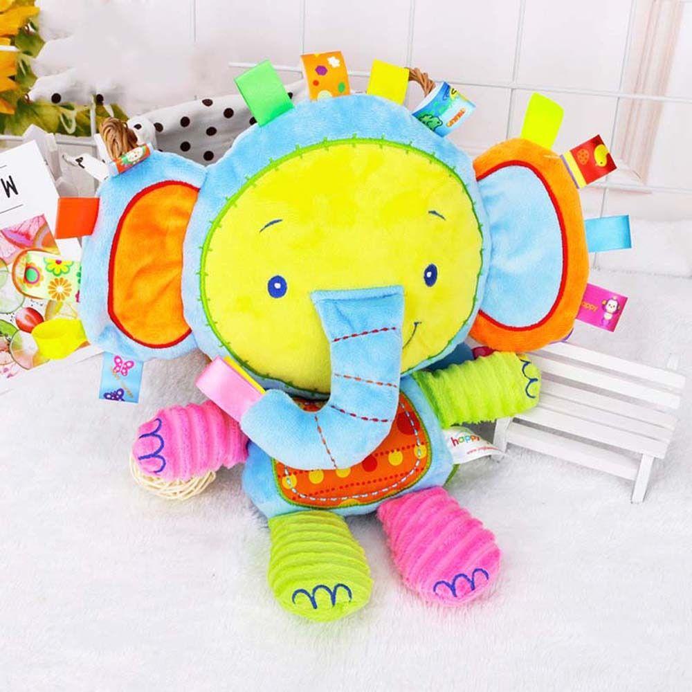 Needway  Mainan Bayi Mainan Kerincingan Hewan Lucu Hewan Indah Mewah Lembut Mewah Mukena Edukasi Dini Bayi Mainan Boneka Plush Doll Plush Animal Toy