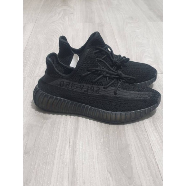 sepatu adidas yeezy 350 black grey premium original