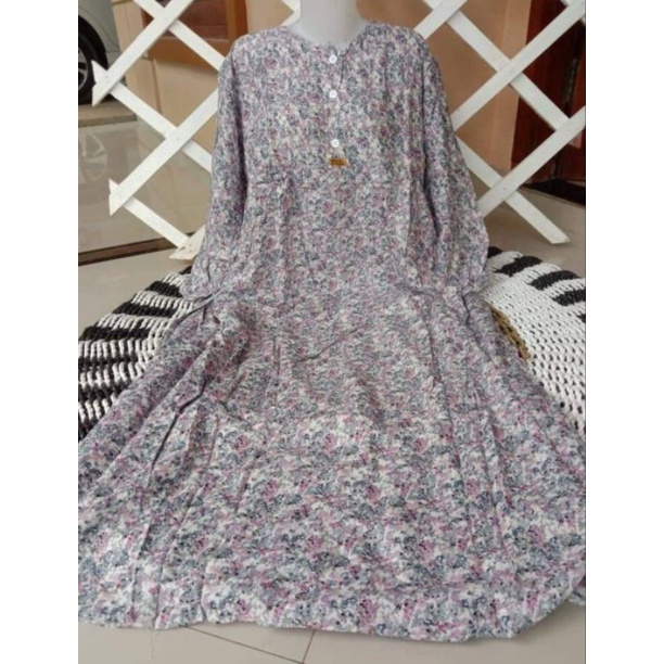 MINI DRESS BUNGA JUMBOO / MAXI DRES RAYON TERLARIS